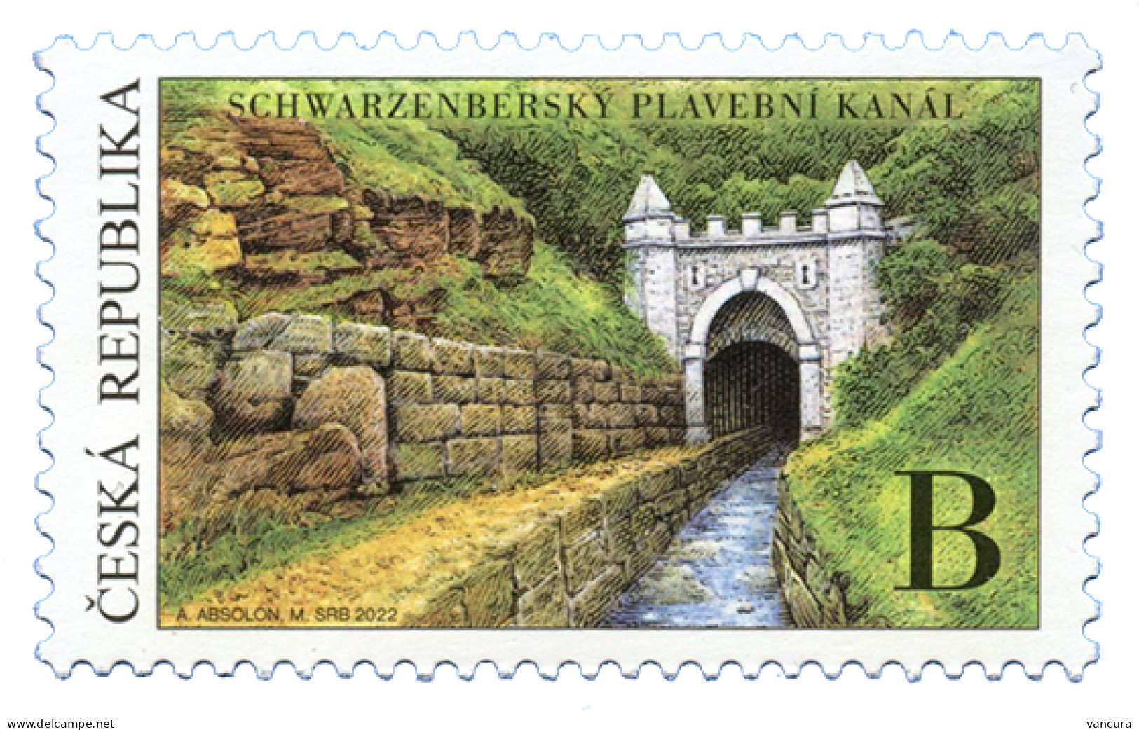 ** 1156 Czech Republic Schwarzenberg Canal  2022 - Unused Stamps