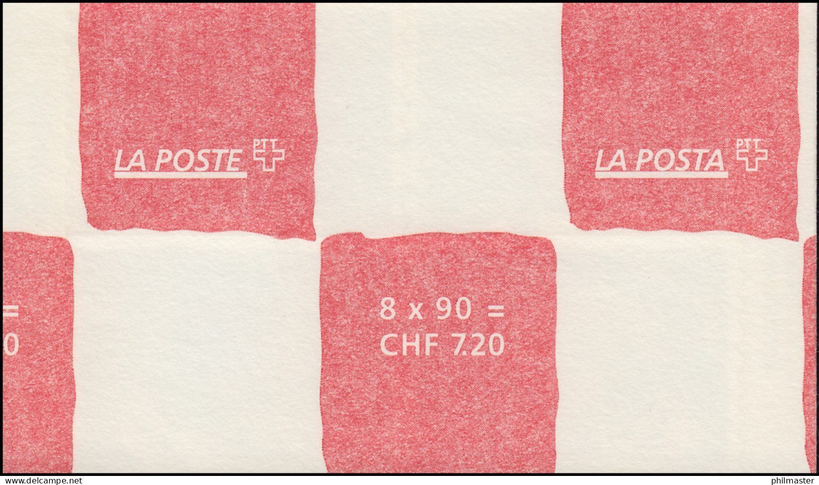 Schweiz Markenheftchen 0-106, Grußmarken Ornamente, Selbstklebend, 1996, ** - Postzegelboekjes
