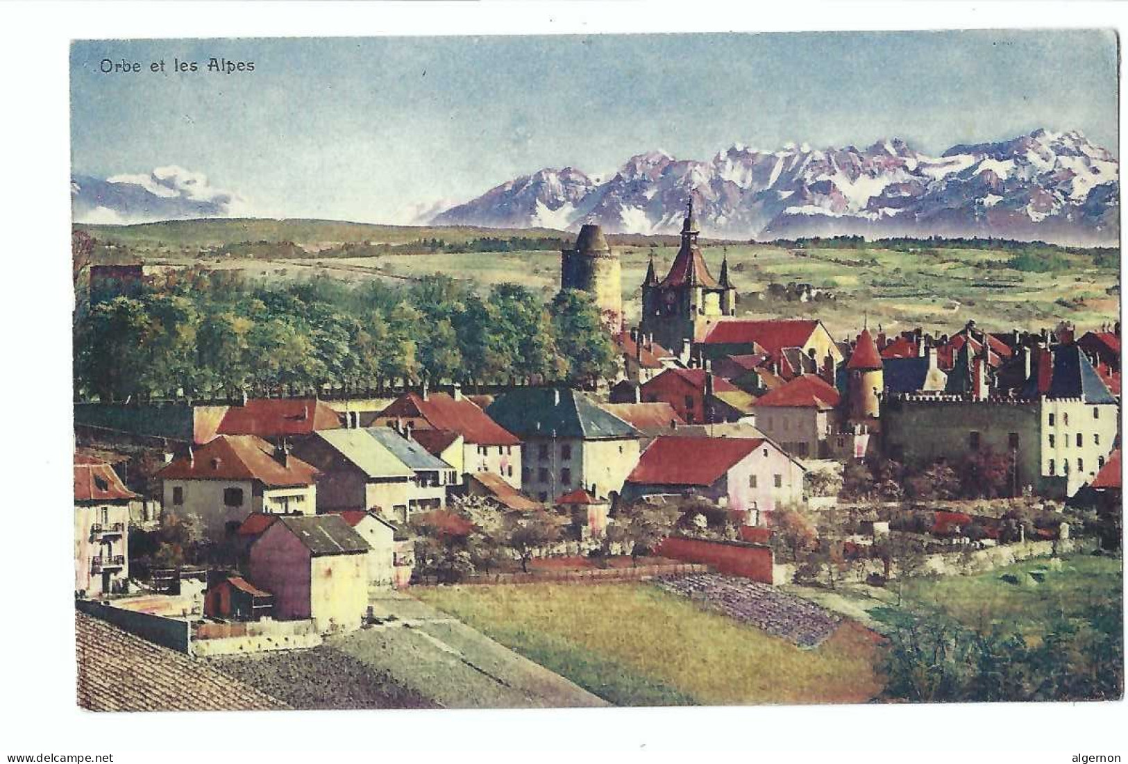 32185 - Orbe Et Les Alpes - Orbe