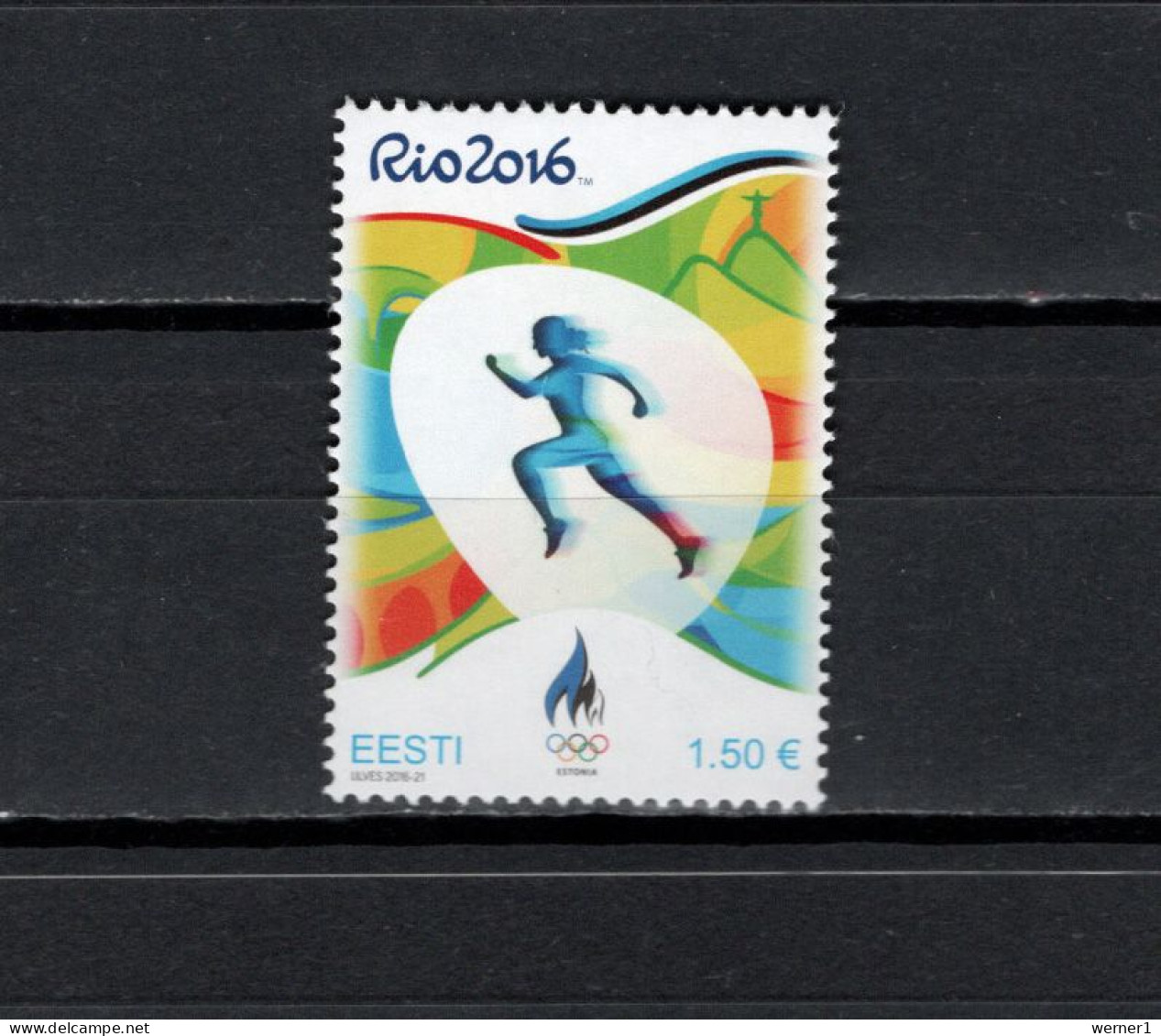 Estonia 2016 Olympic Games Rio De Janeiro Stamp MNH - Sommer 2016: Rio De Janeiro