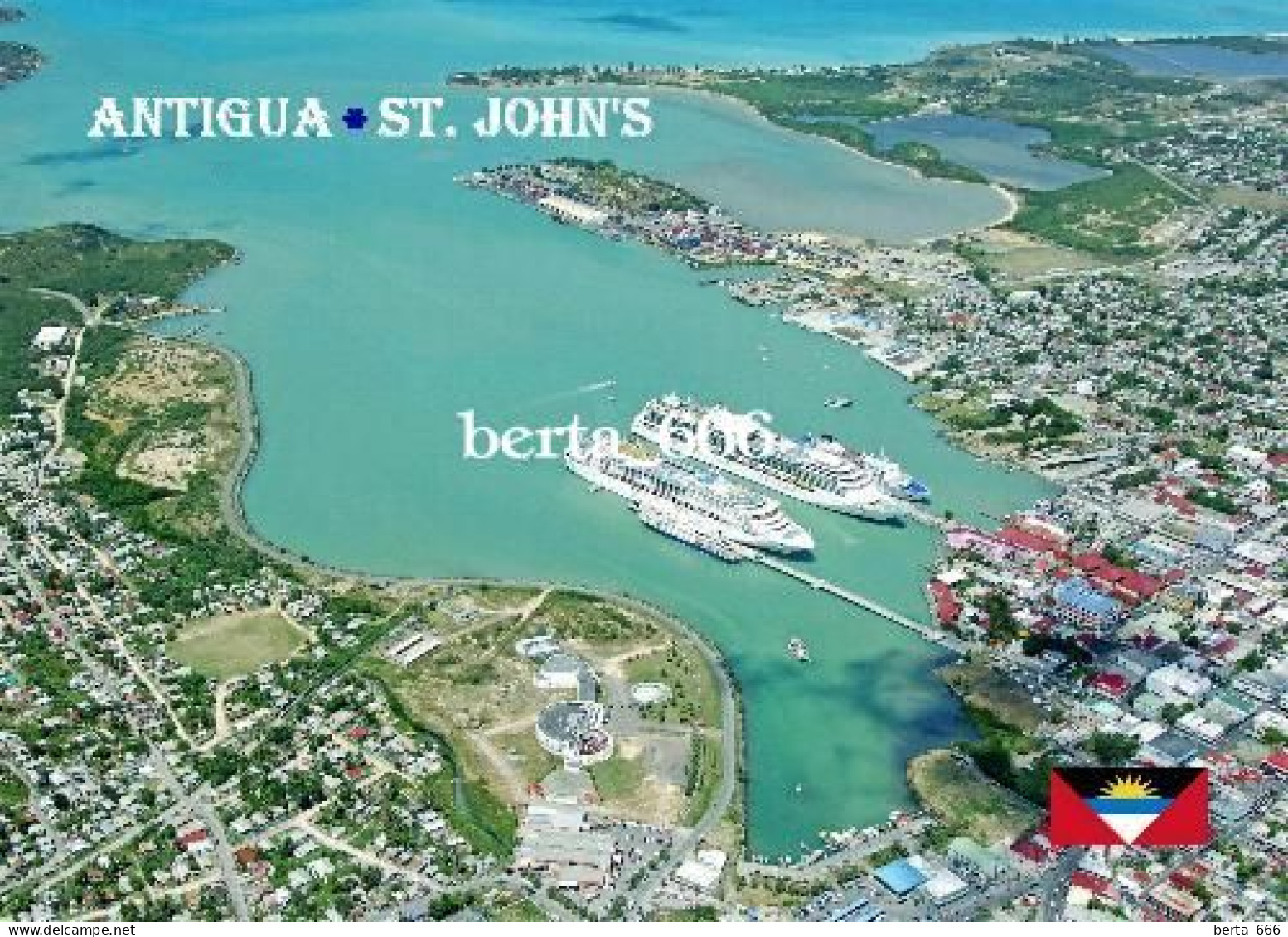 Antigua And Barbuda St. John's New Postcard - Antigua & Barbuda