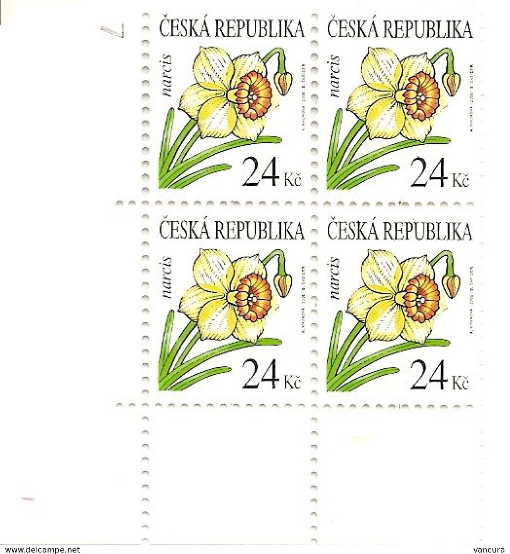 ** 466 Czech Republic Daffodil Narciss Definitive 2006 - Otros & Sin Clasificación