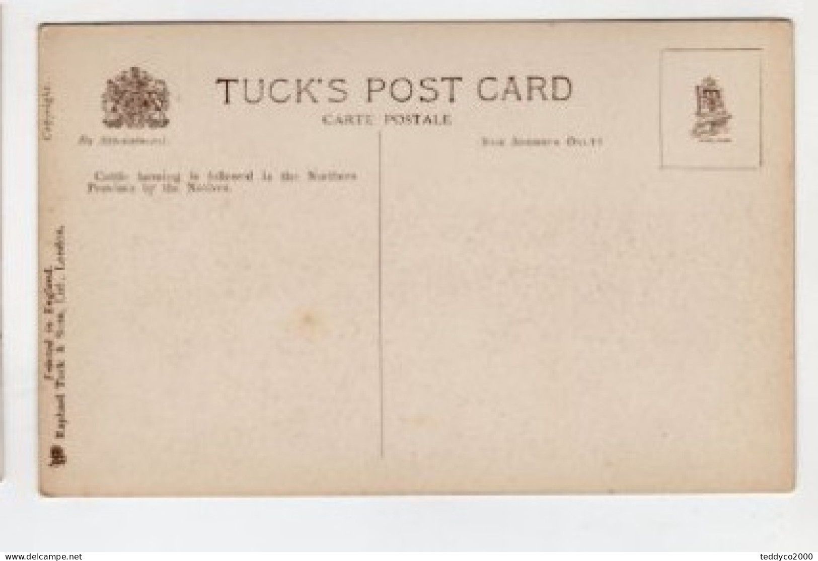 TUCK'S POST CARD 10 A Cotton Weaver - Tuck, Raphael