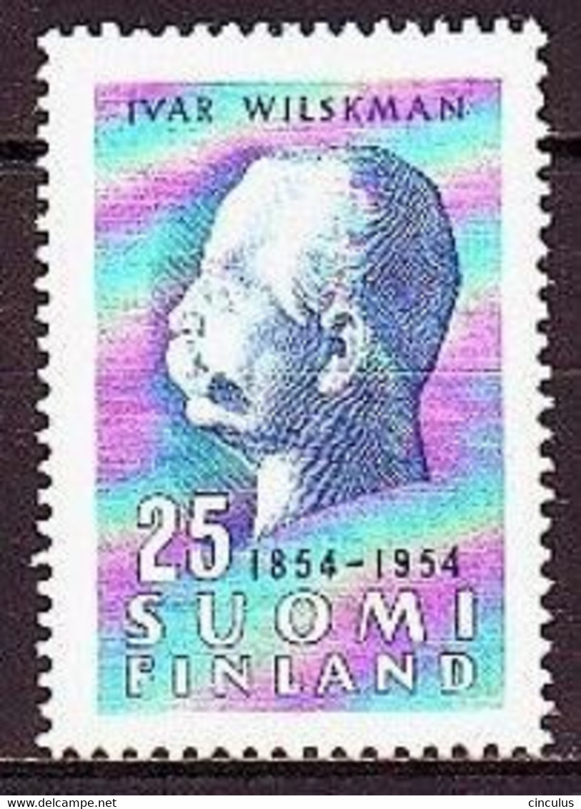 1954. Finland. Wilskman, Ivar (1854-1932), "Father Of Gymnastics". MNH. Mi. Nr. 421 - Ungebraucht