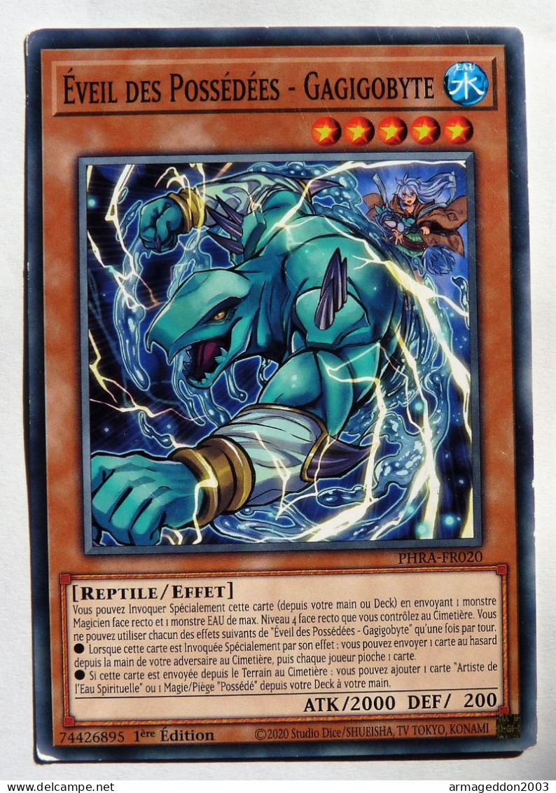 Carte Yugioh! France 1 Edt 2020 EVEIL DES POSSEDEES - GAGIGOBYTE PHRA-FR020 - Yu-Gi-Oh