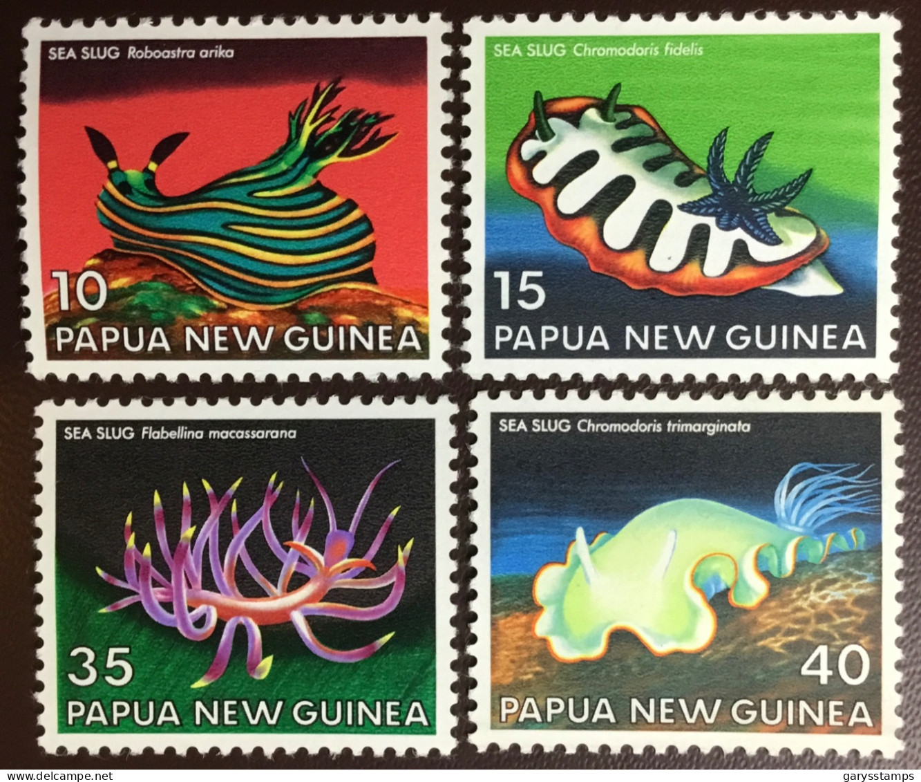 Papua New Guinea 1978 Nudibranchs Marine Life MNH - Marine Life