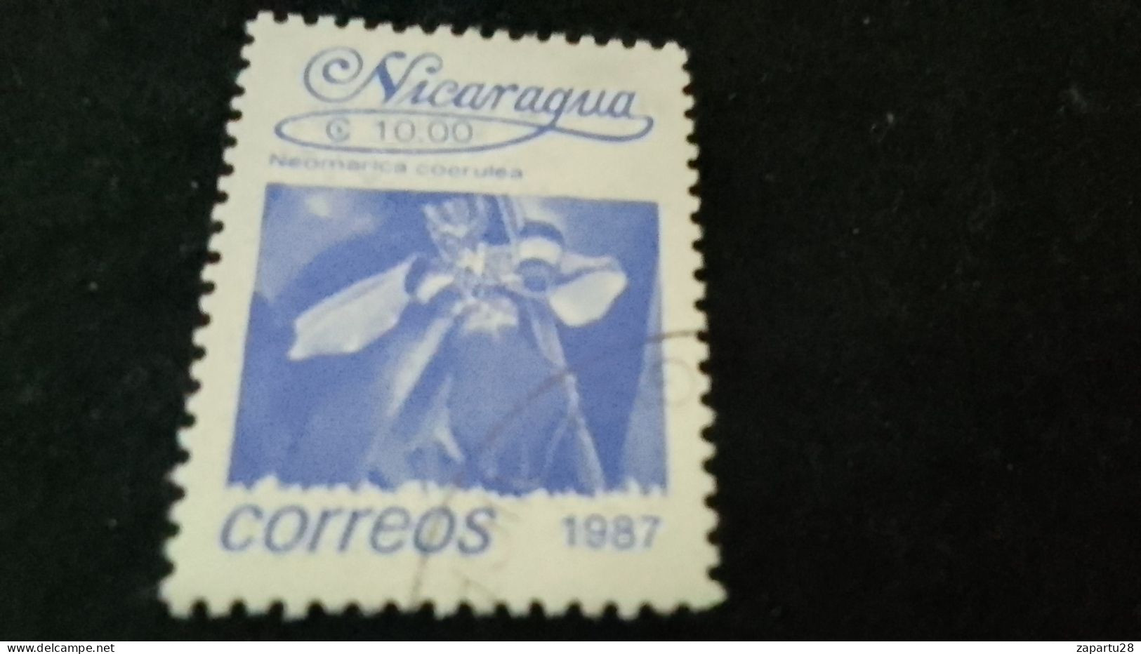 NİARAGUA-1987   1   CORD     DAMGALI - Nicaragua