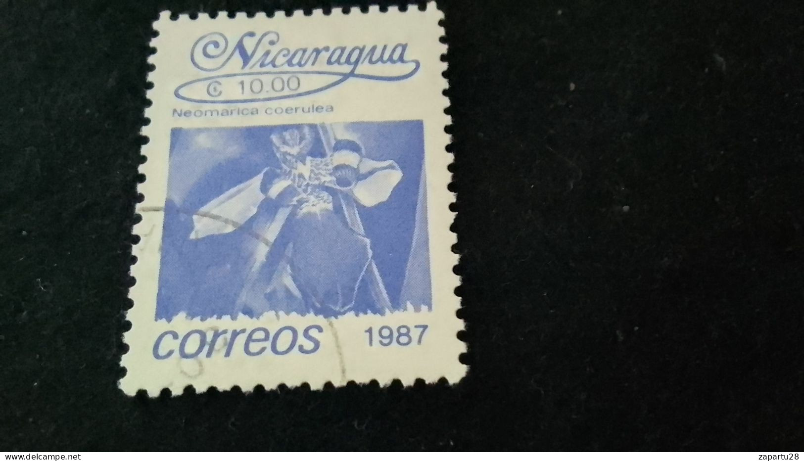 NİARAGUA-1987   1   CORD     DAMGALI - Nicaragua