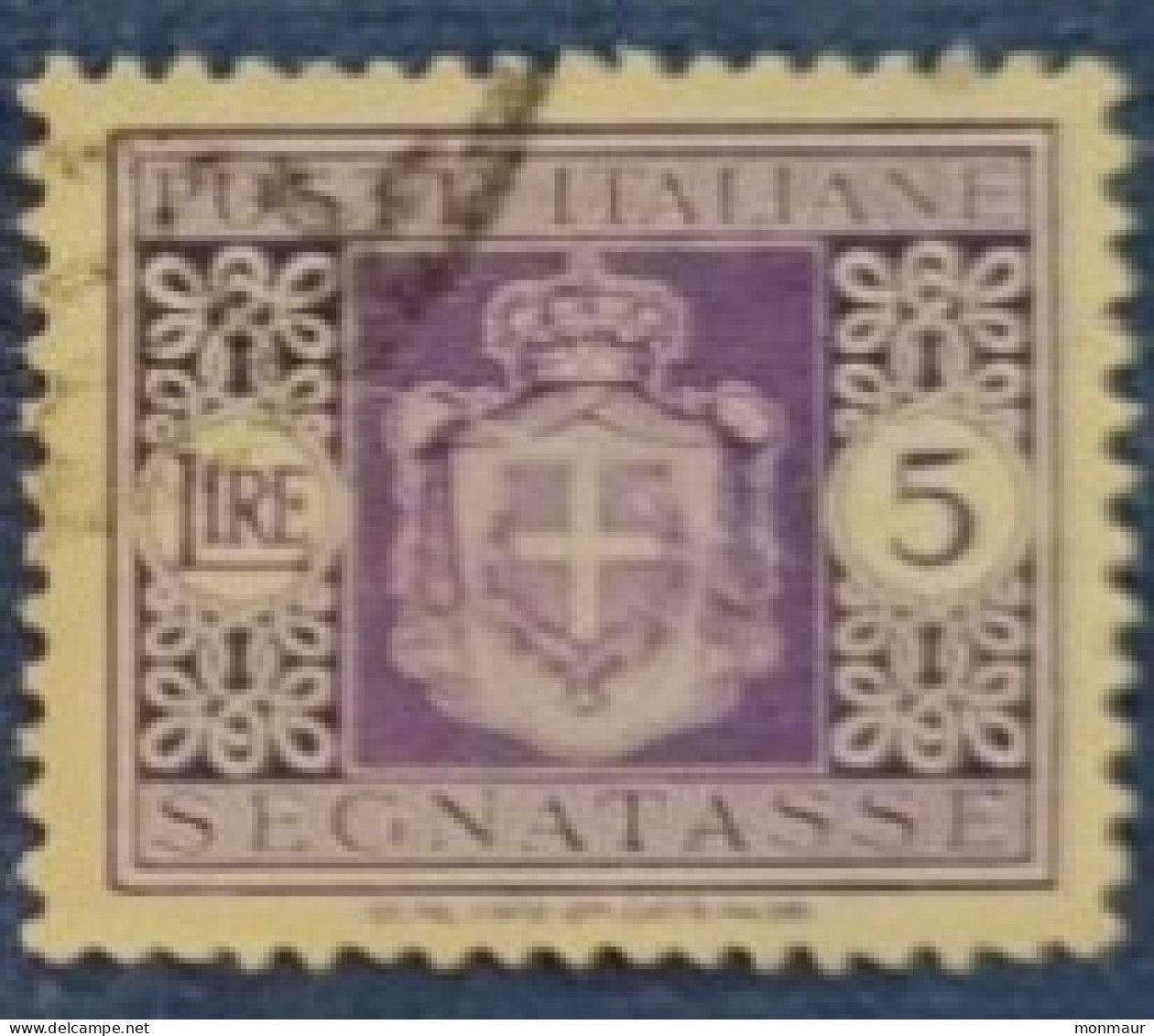 ITALIA REGNO 1934 SEGNATASSE LIRE 5 - Postage Due
