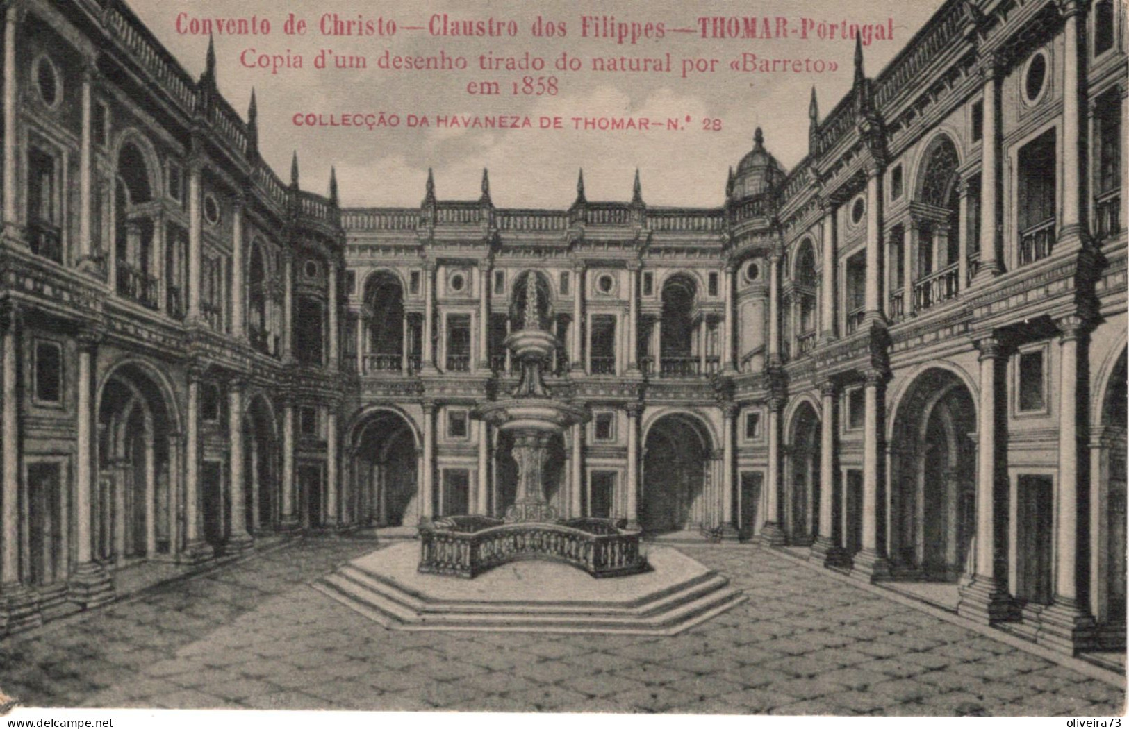 TOMAR - Convento De Cristo - Claustro Dos Filipes - PORTUGAL - Santarem
