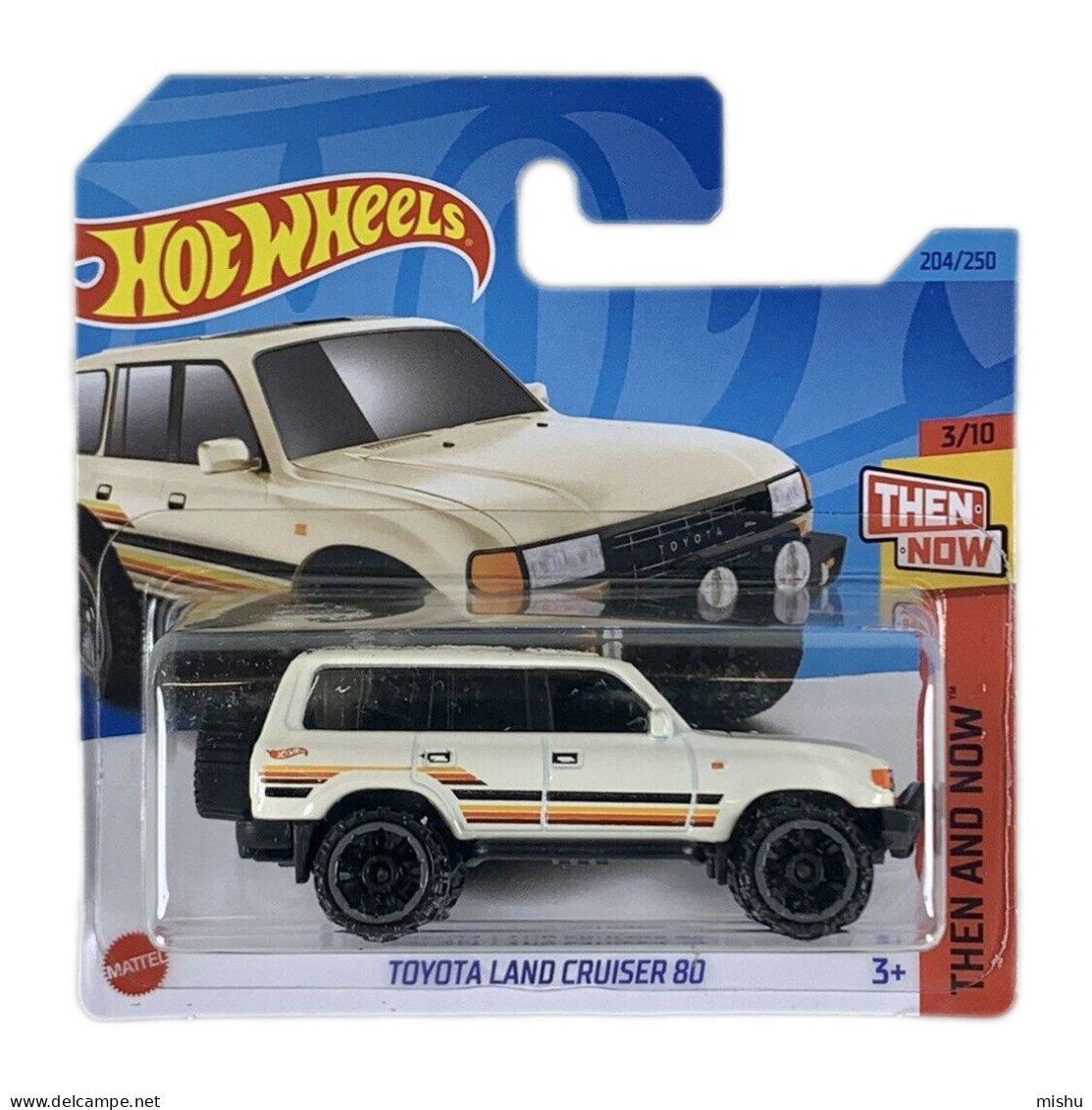 2023 Hot Wheels 204/250 THEN AND NOW 3/10 - Toyota Land Cruiser 80 - Other & Unclassified