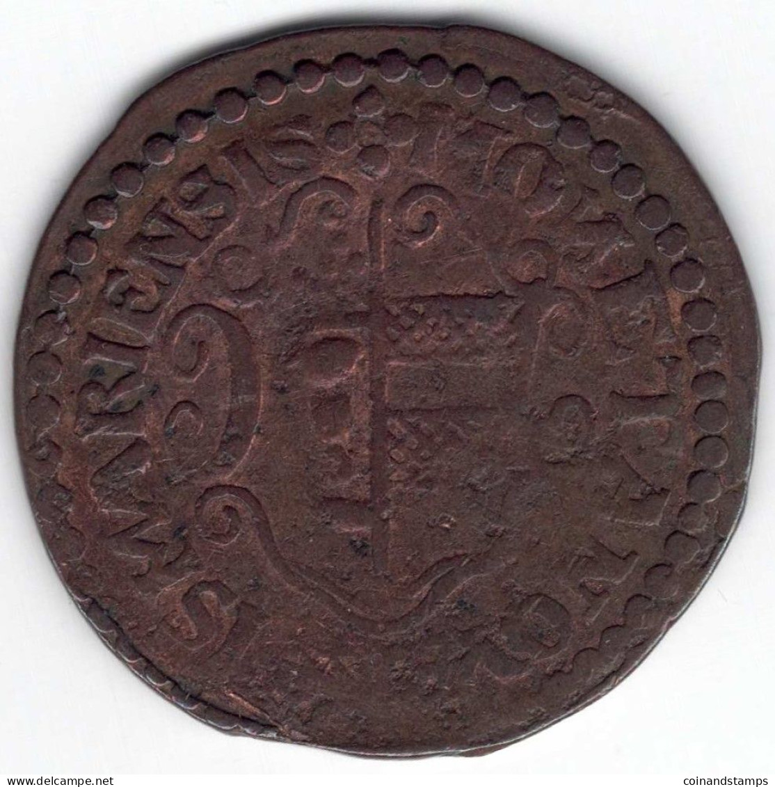 Wismar-Stadt III Pfennig 1835 (Cu.) RS Teils Dezentiert Nach Rechts Geprägt Ca.2,3%, Kunzel: 321, Ss - Piccole Monete & Altre Suddivisioni