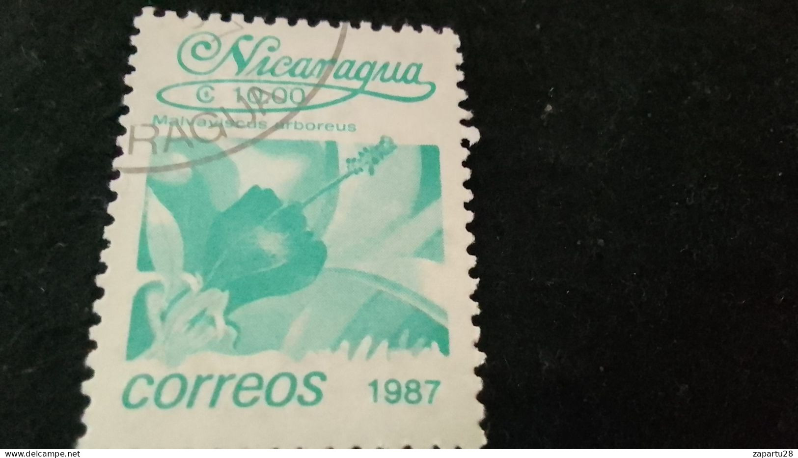 NİARAGUA-1985   5   CORD     DAMGALI - Nicaragua