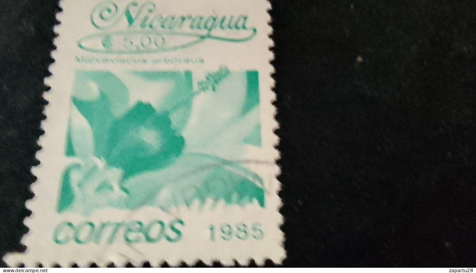 NİARAGUA-1985   5   CORD     DAMGALI - Nicaragua