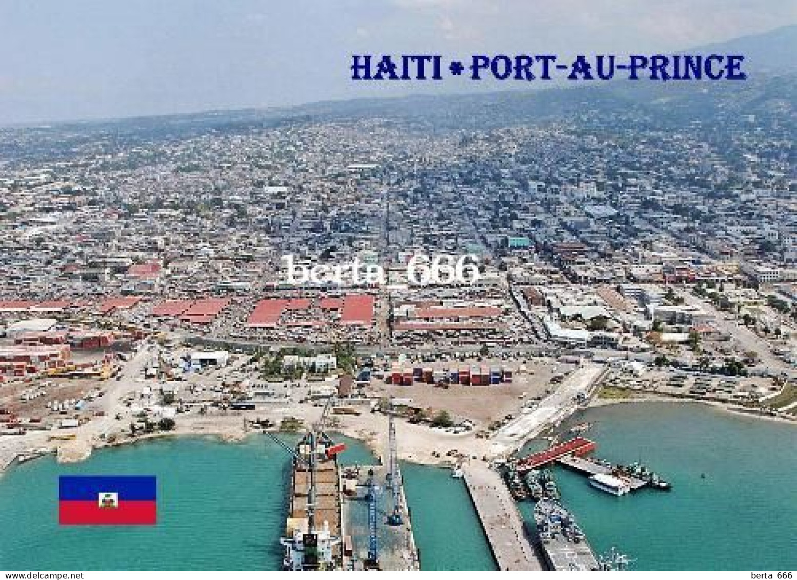 Haiti Port-au-Prince Aerial View New Postcard - Haiti