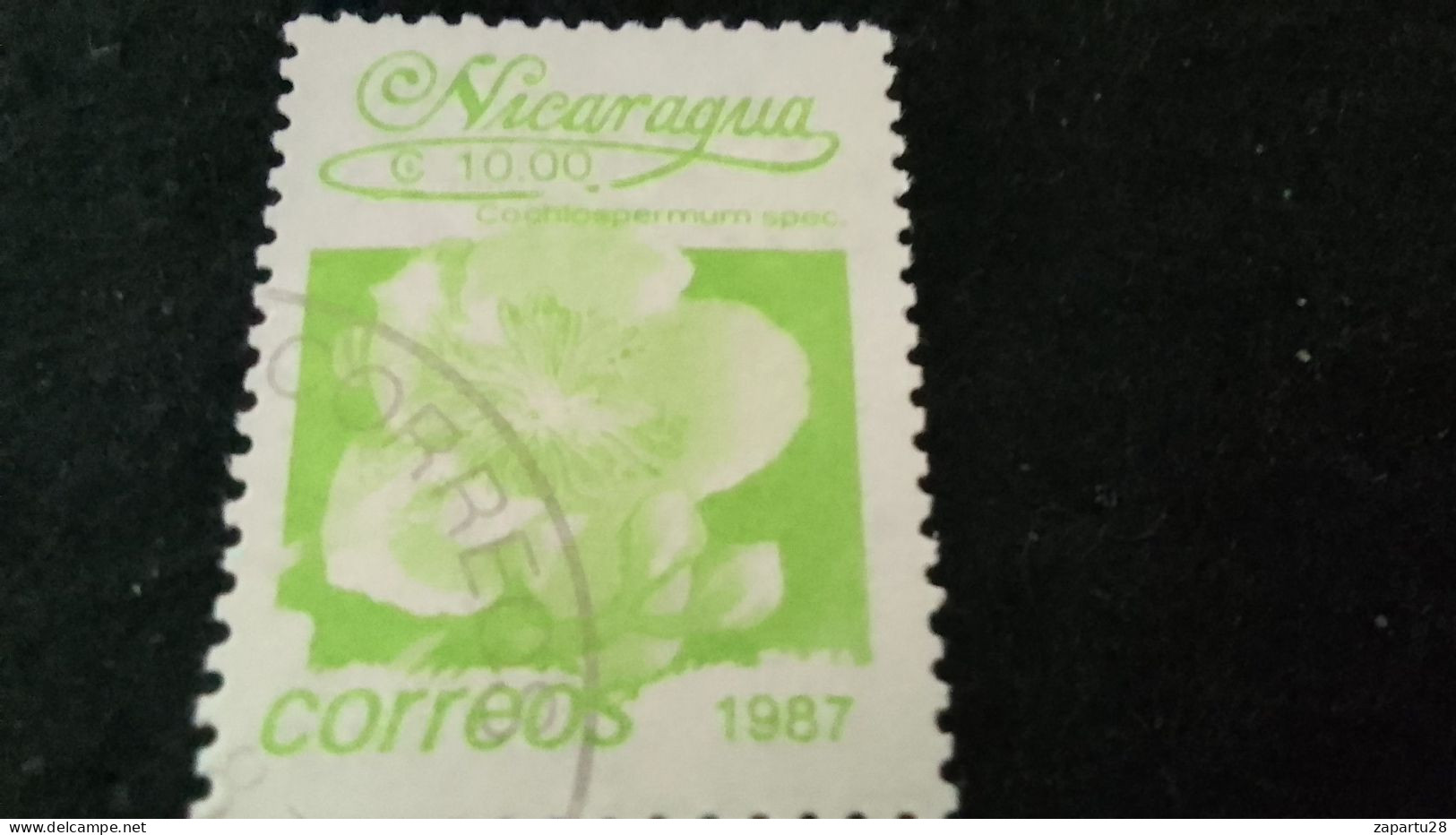 NİARAGUA-1985   5   CORD     DAMGALI - Nicaragua
