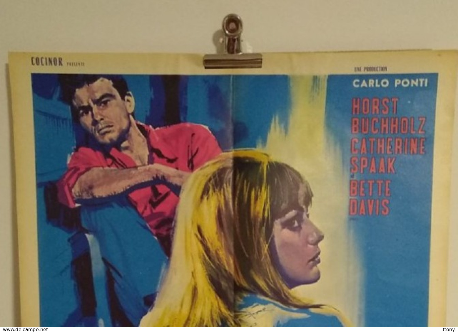 Affiche De Cinéma Pliée Originale L 'Ennui Année 1963 Catherine Spaak  ( 80 Cm X 60 Cm ) - Affiches & Posters