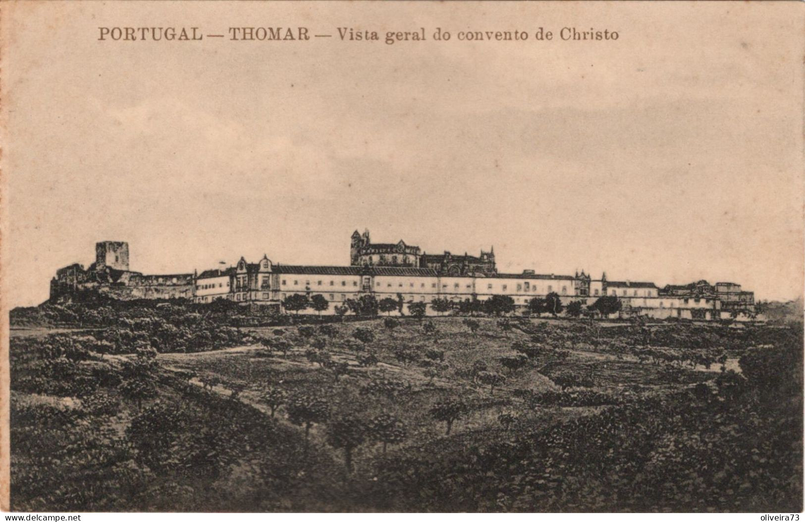 TOMAR - Vista Geral Do Convento De Cristo - PORTUGAL - Santarem