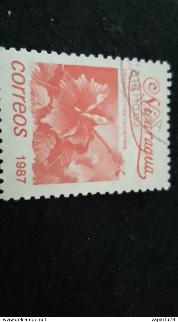 NİARAGUA-1985   5   CORD     DAMGALI - Nicaragua