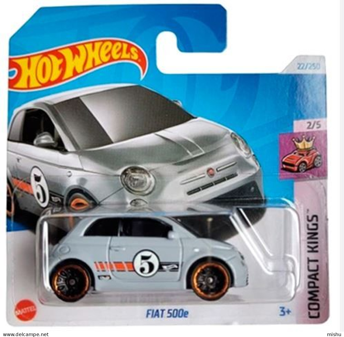 2024 Hot Wheels 22/250 COMPACT KINGS 2/5 - Fiat 500e - Andere & Zonder Classificatie