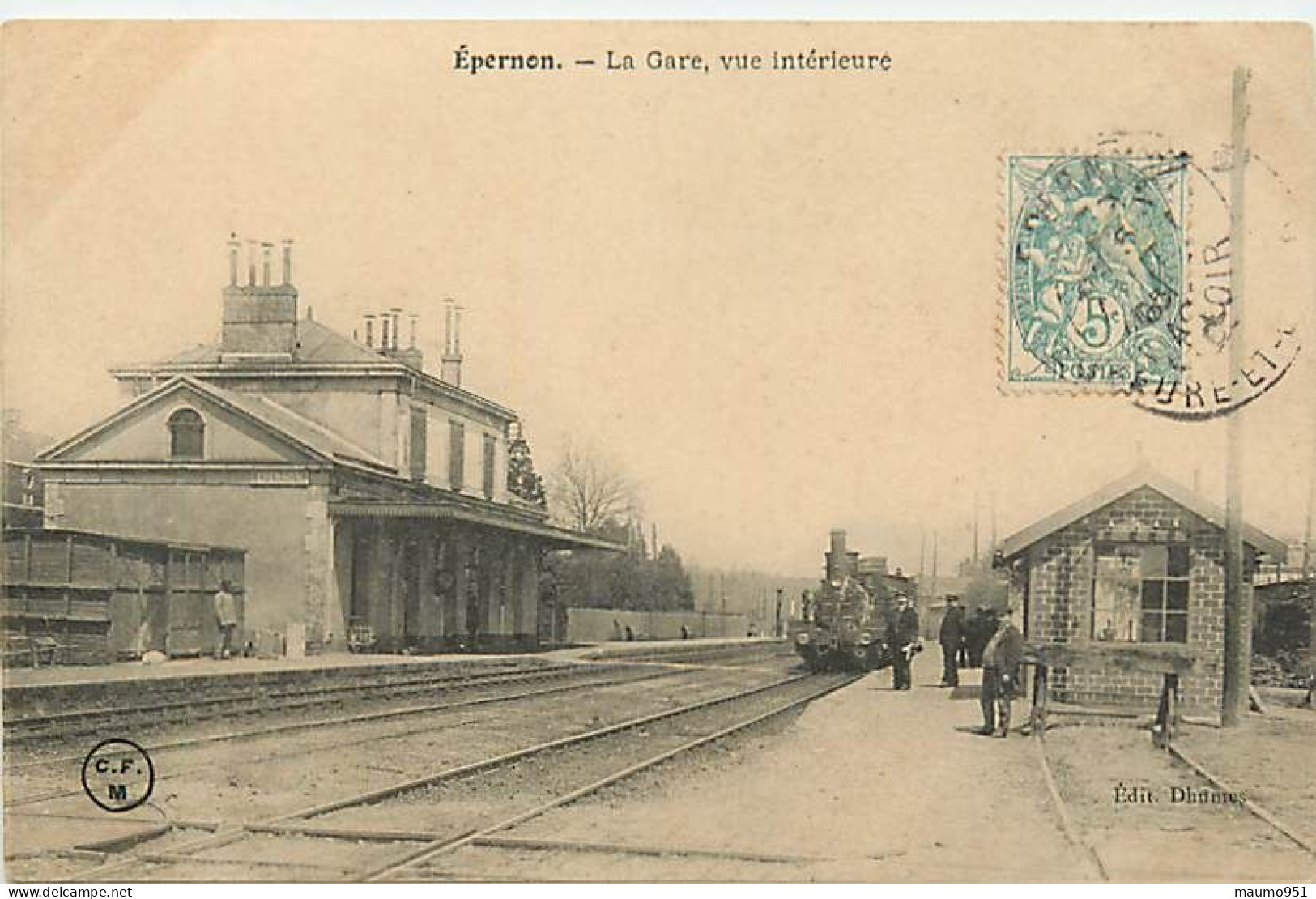 28 EPERNON - LA GARE - Epernon