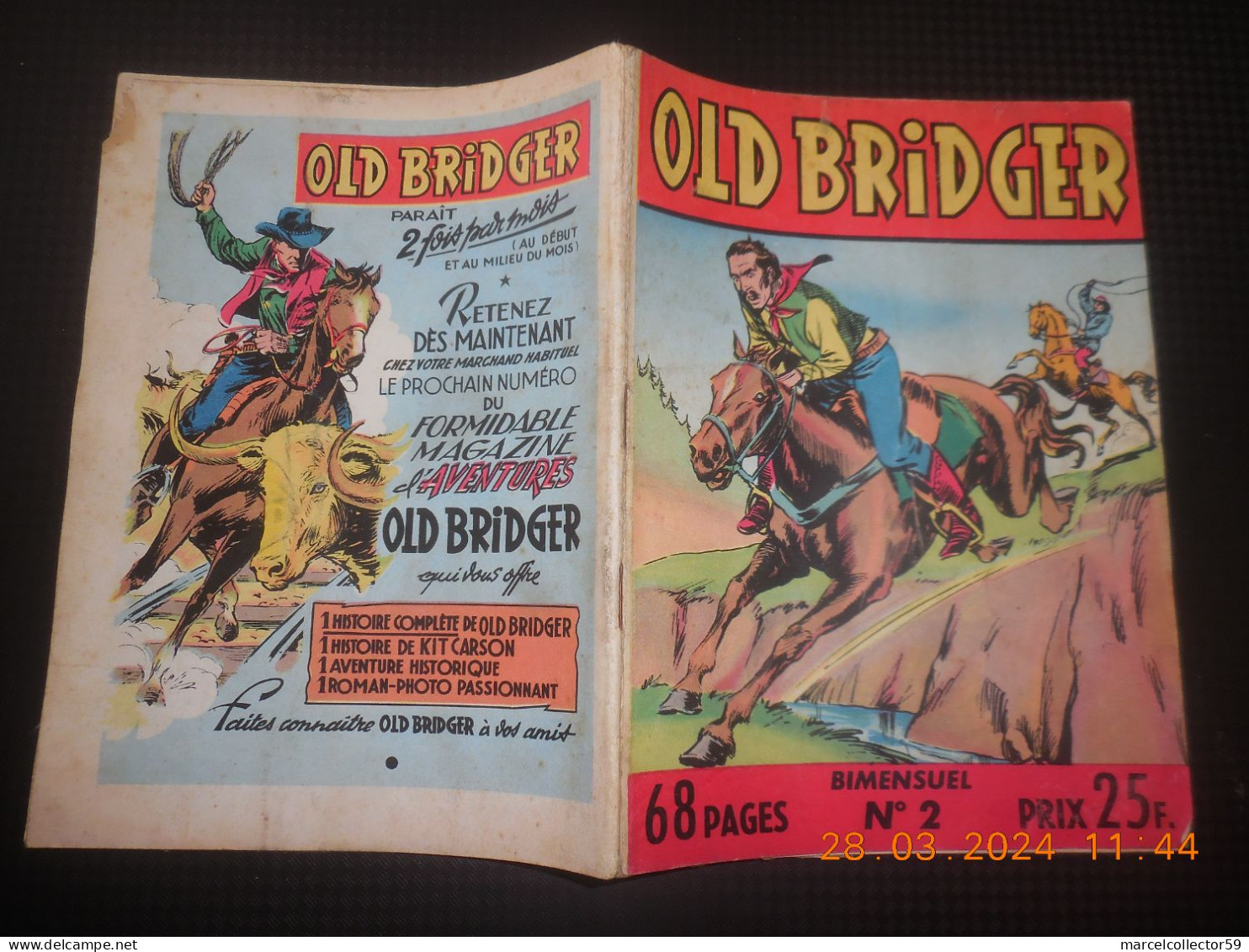 Old Bridger N°2 Année 1956 Be - Petit Format
