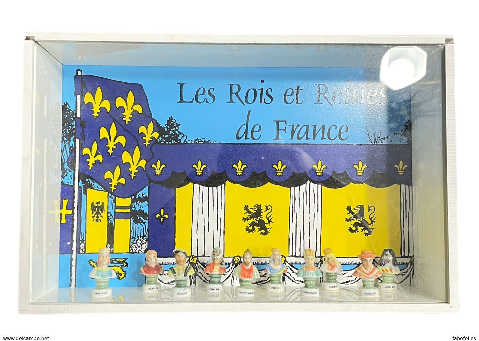 Série Complète De 10 Fèves Coffret Les Rois De France - Personnages