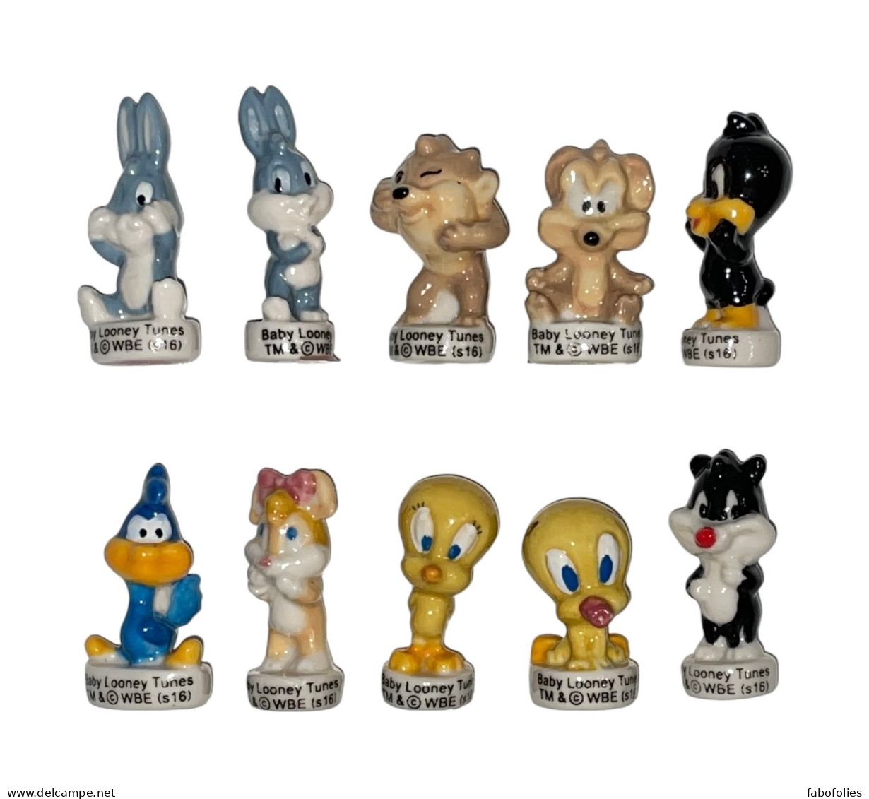 Série Complète De 10 Fèves Baby Looney - Cartoons