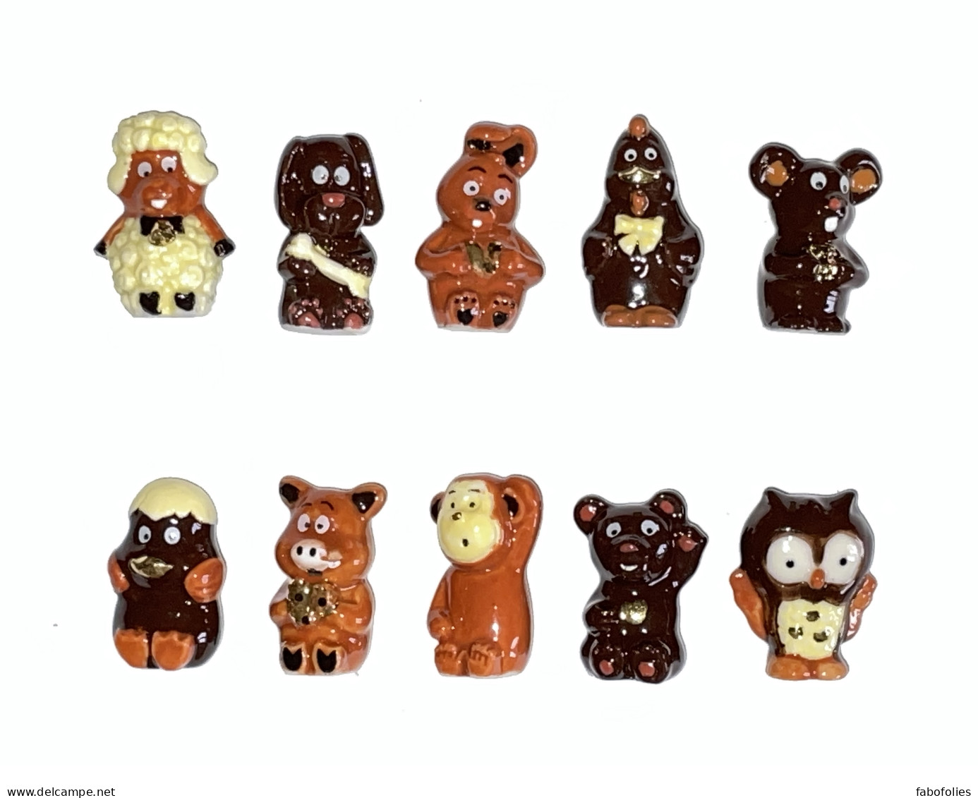 Série Complète De 10 Fèves Animaux Choco 2021 - Animaux