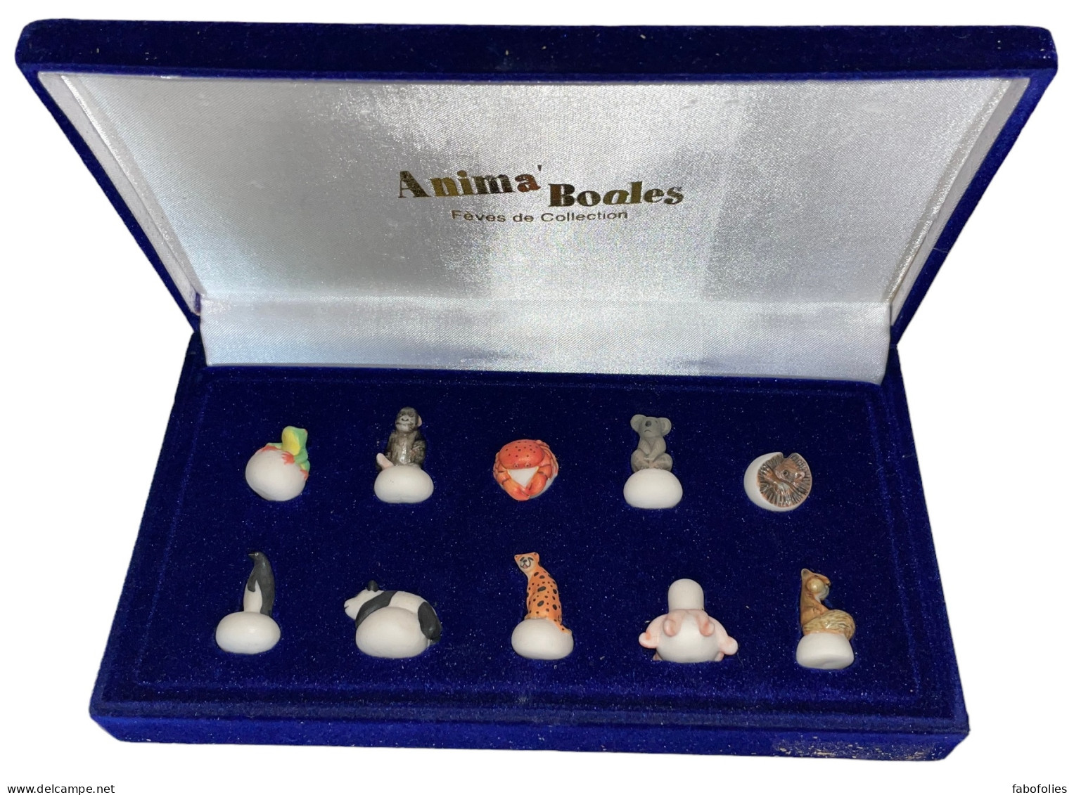 Coffret De 10 Fèves Les Anima'boules - Animaux