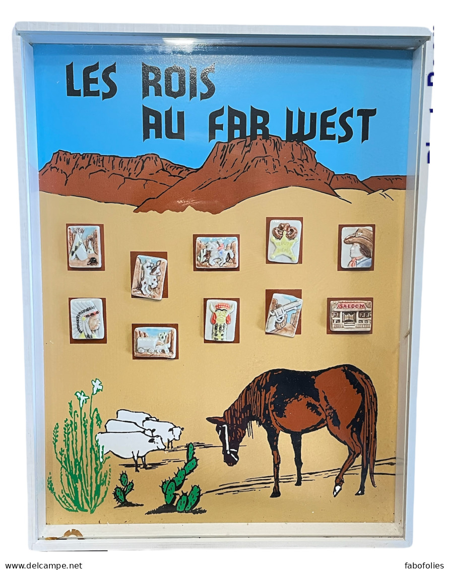 Coffret De 10 Fèves Les Rois Au Far West - Regions