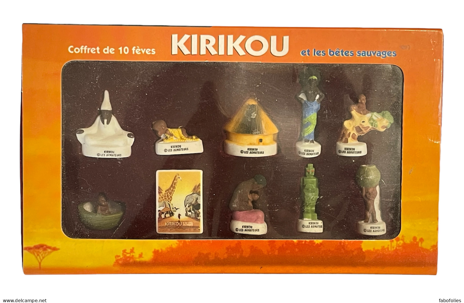 Coffret De 10 Fèves Kirikou - Cartoons