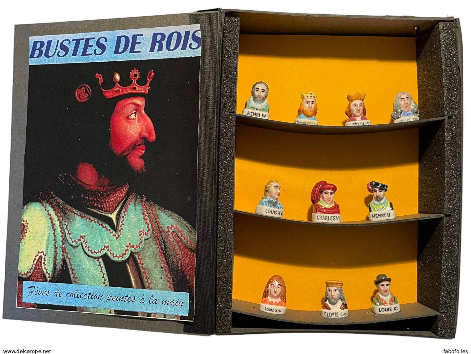 Coffret De 10 Fèves Bustes De Rois - Geschichte