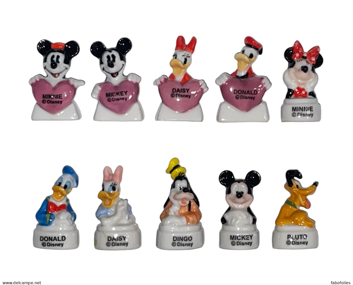 Série Complète De 10 Fèves Mickey Et Compagnie - Disney