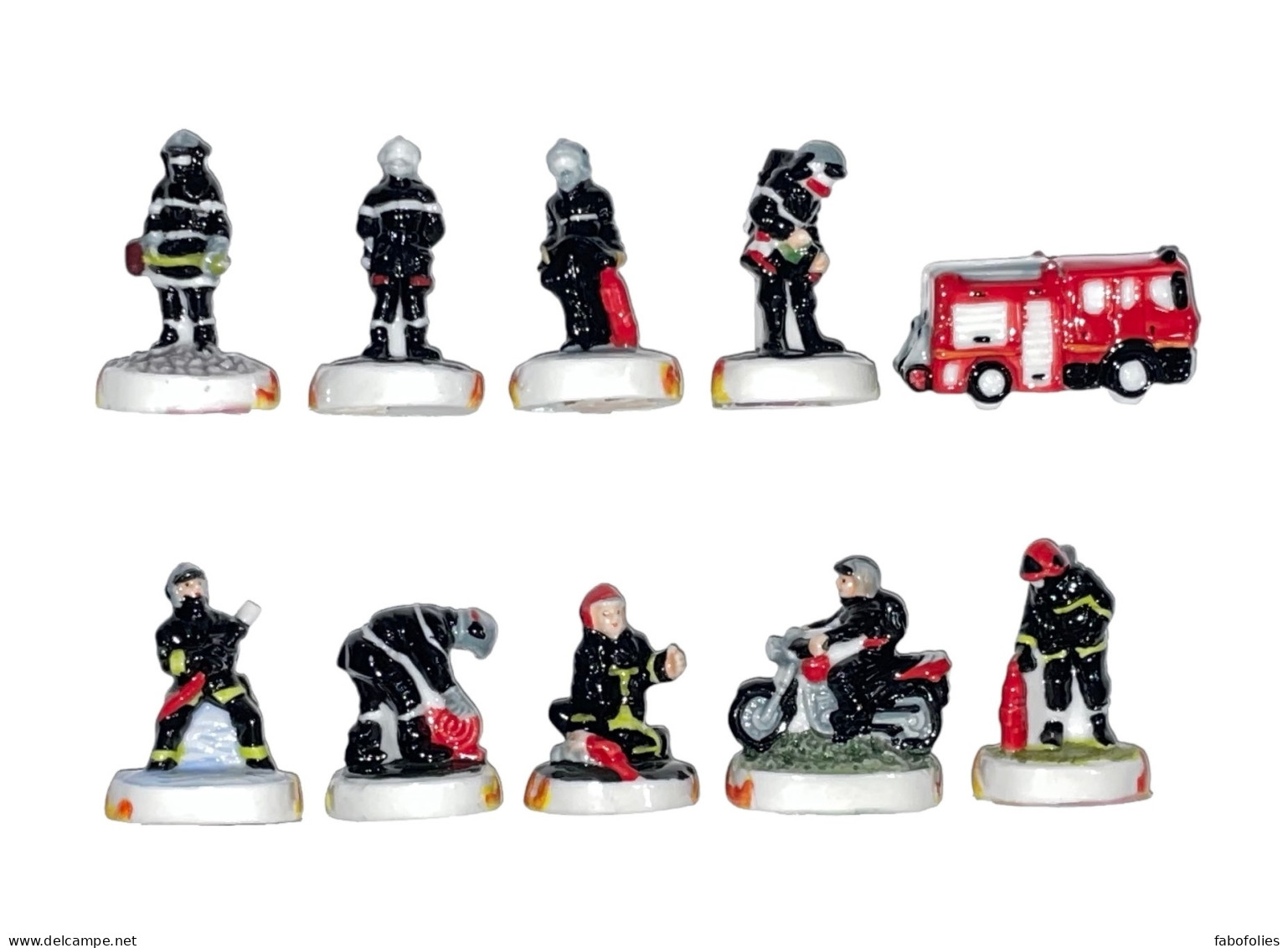 Série Complète De 10 Fèves Les Pompiers II - Personaggi