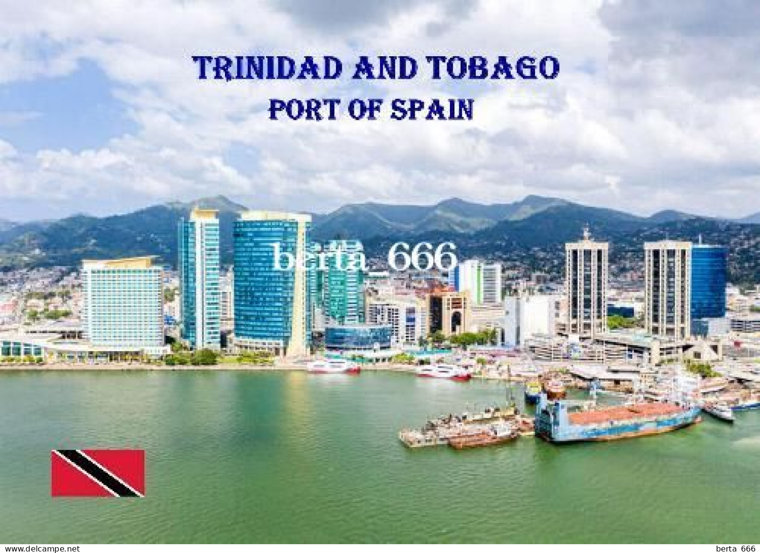 Trinidad And Tobago Port Of Spain New Postcard - Trinidad