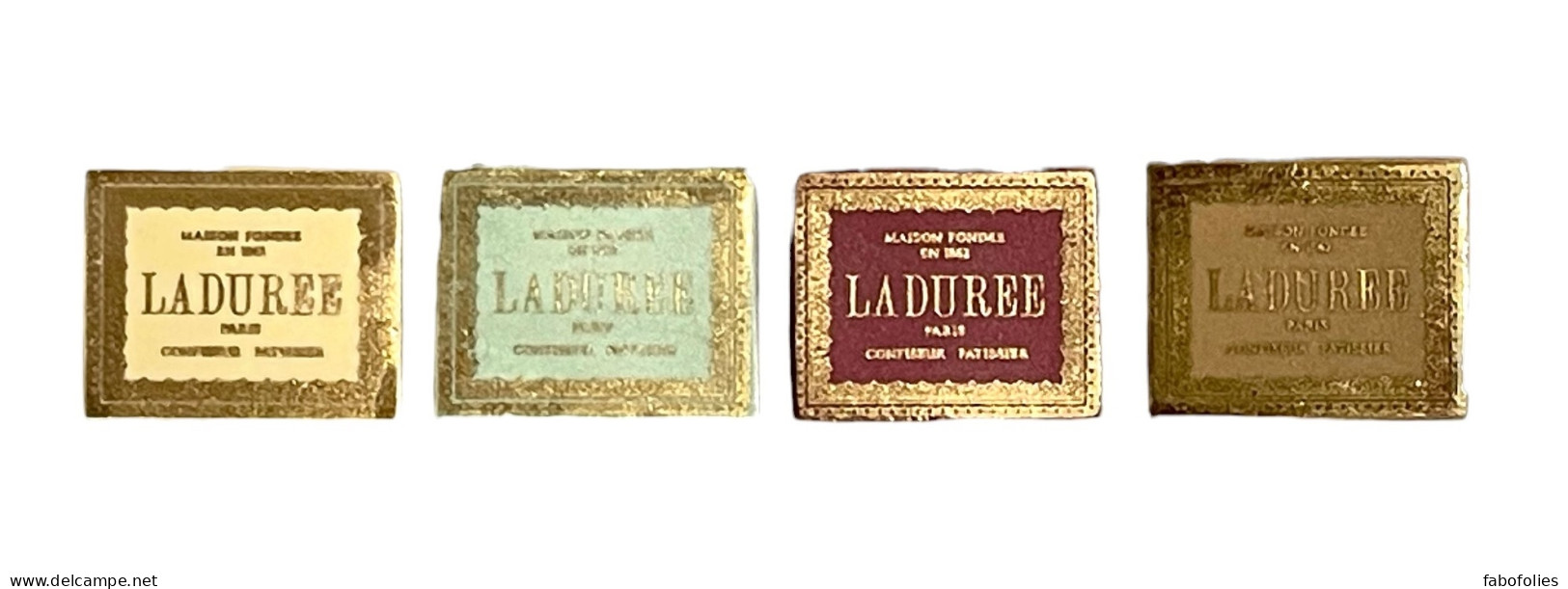 Série Complète De 4 Fèves Ladurée - Regions