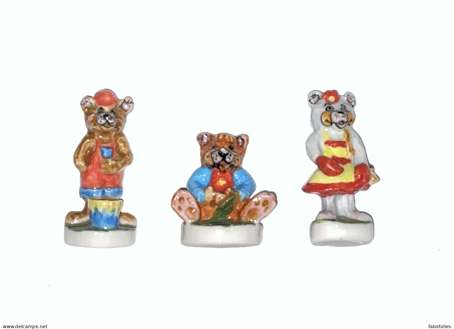 Série Complète De 3 Fèves Nounours III - Dieren