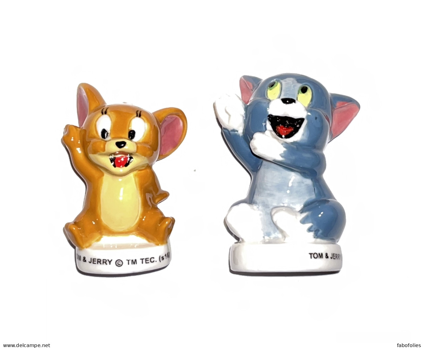 Série Complète De 2 Fèves Médium Baby Tom Et Jerry - Altri & Non Classificati