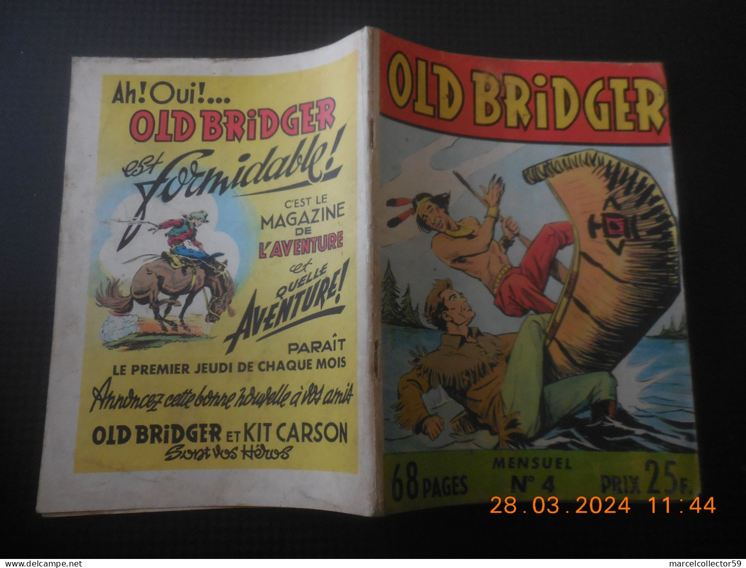 Old Bridger N°4 Année 1957 Be - Formatos Pequeños