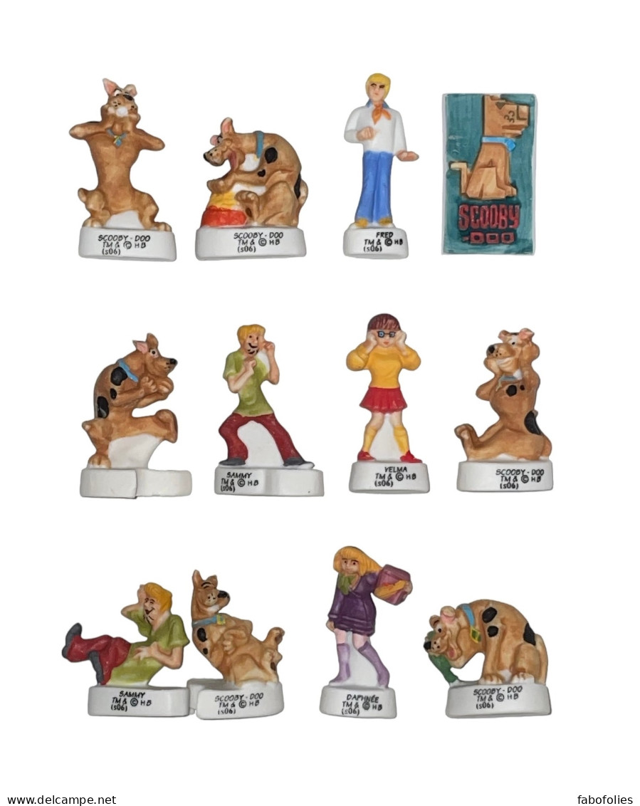 Série Complète De 12 Fèves Scooby-Doo - Cartoni Animati