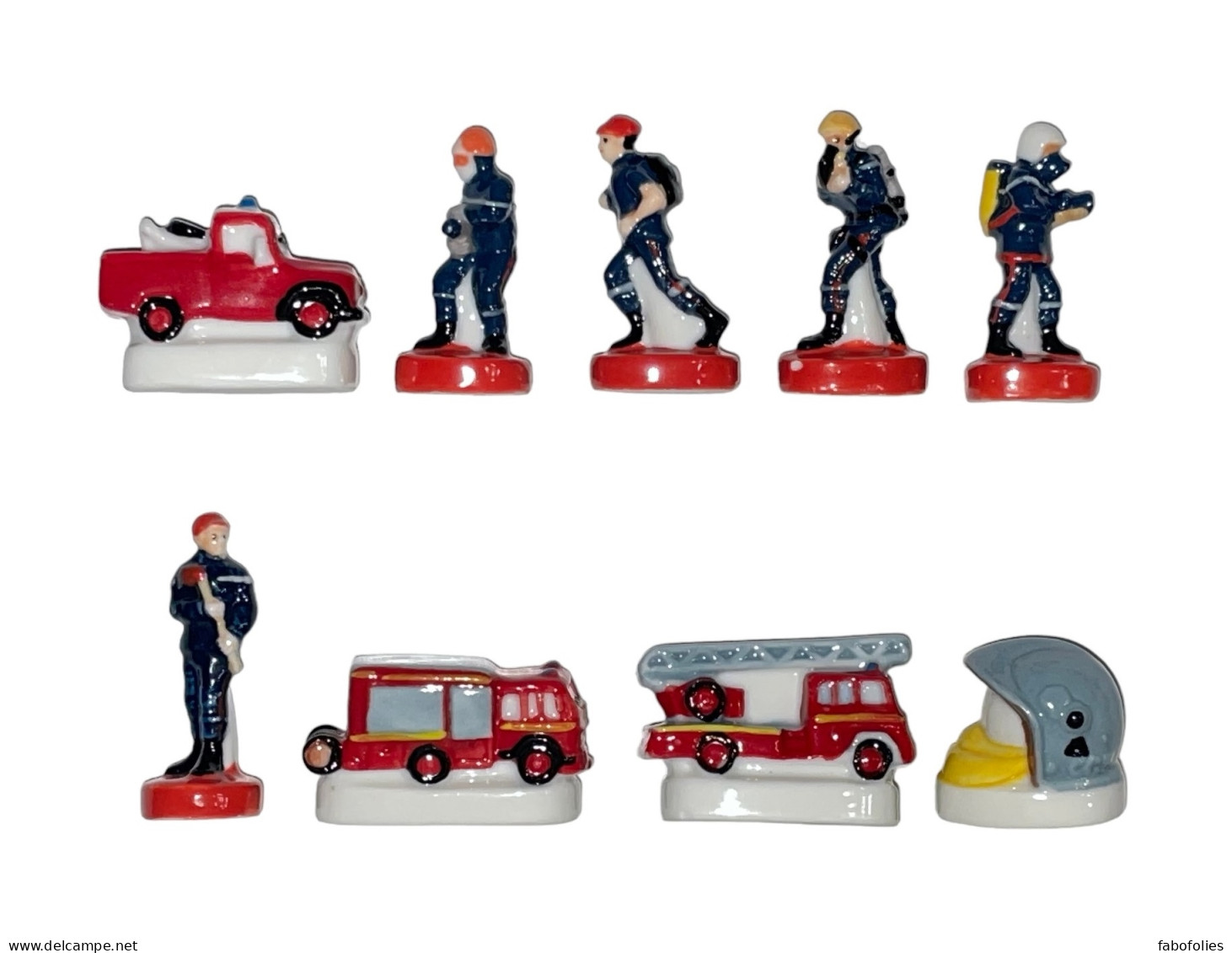 Série Complète De 9 Fèves Pompiers - Characters