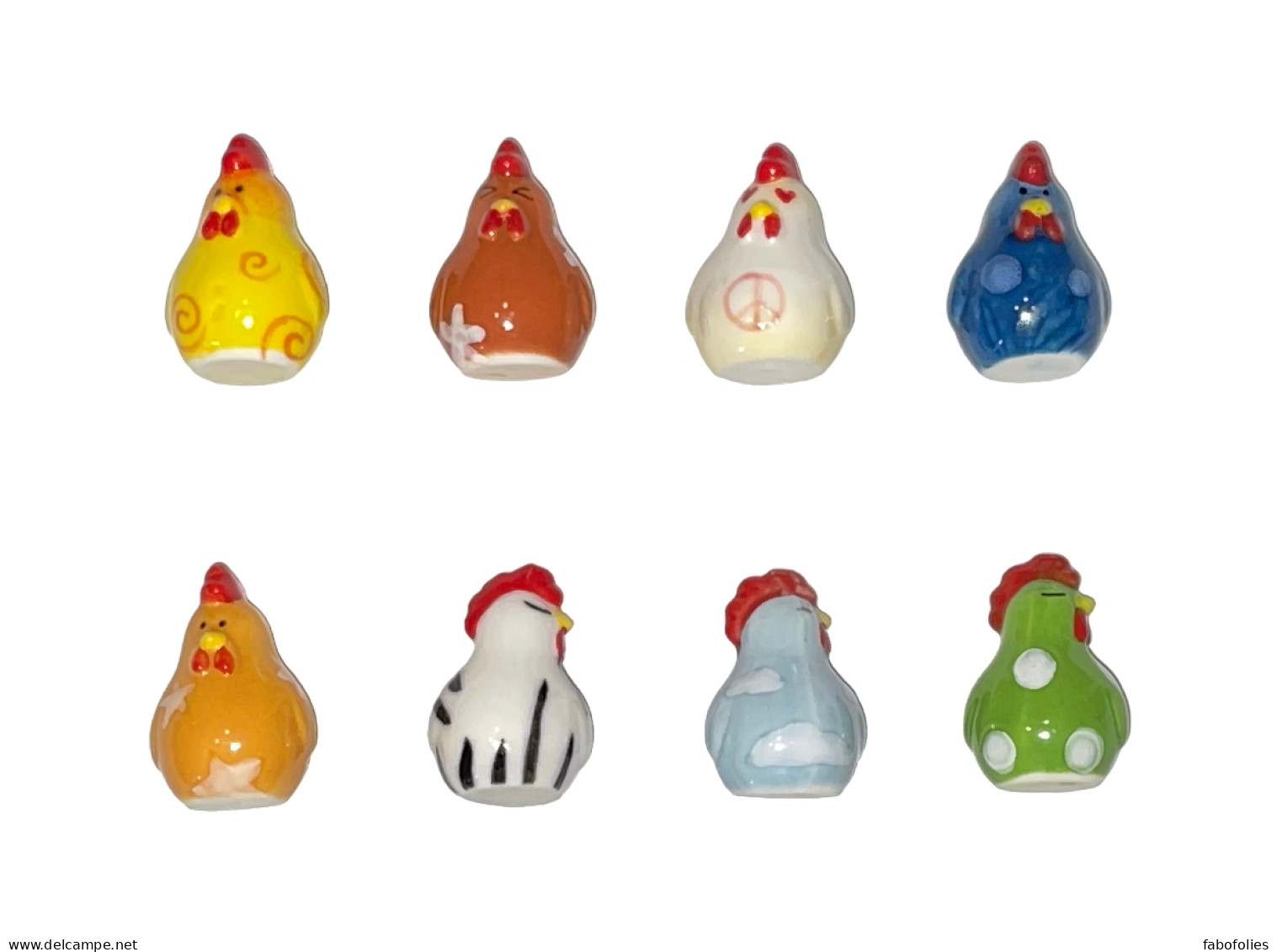 Série Complète De 8 Fèves Poulettes - Dieren