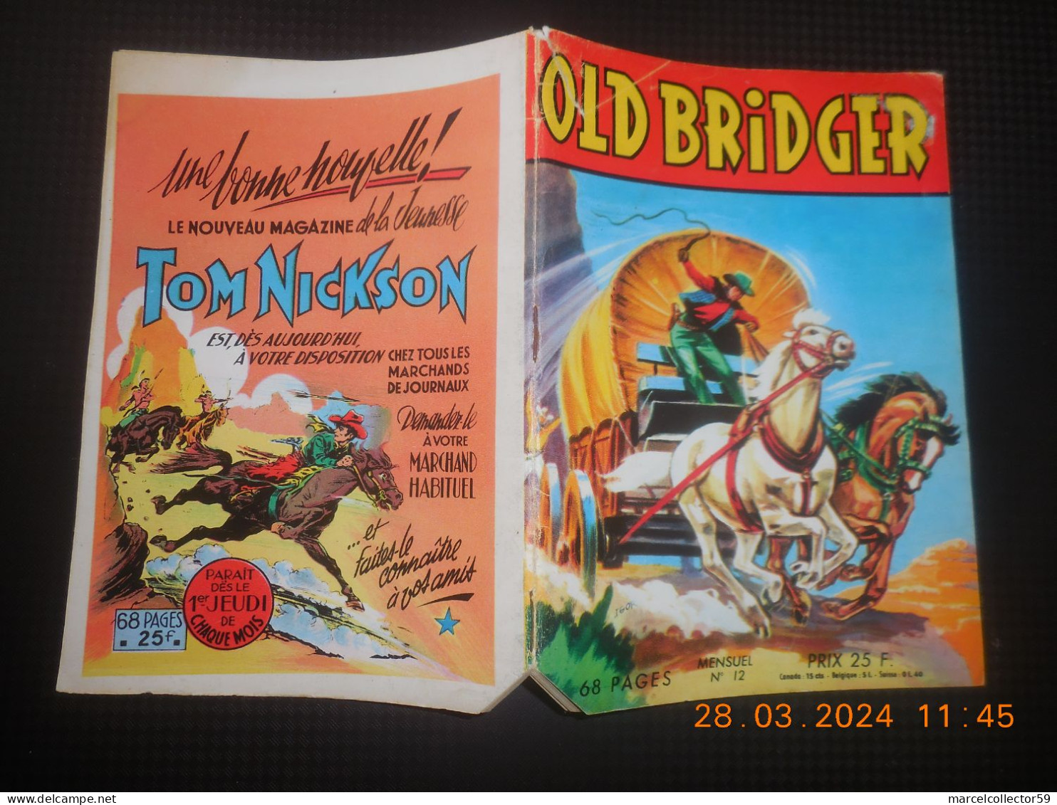 Old Bridger N°12 Année 1957 Be - Formatos Pequeños