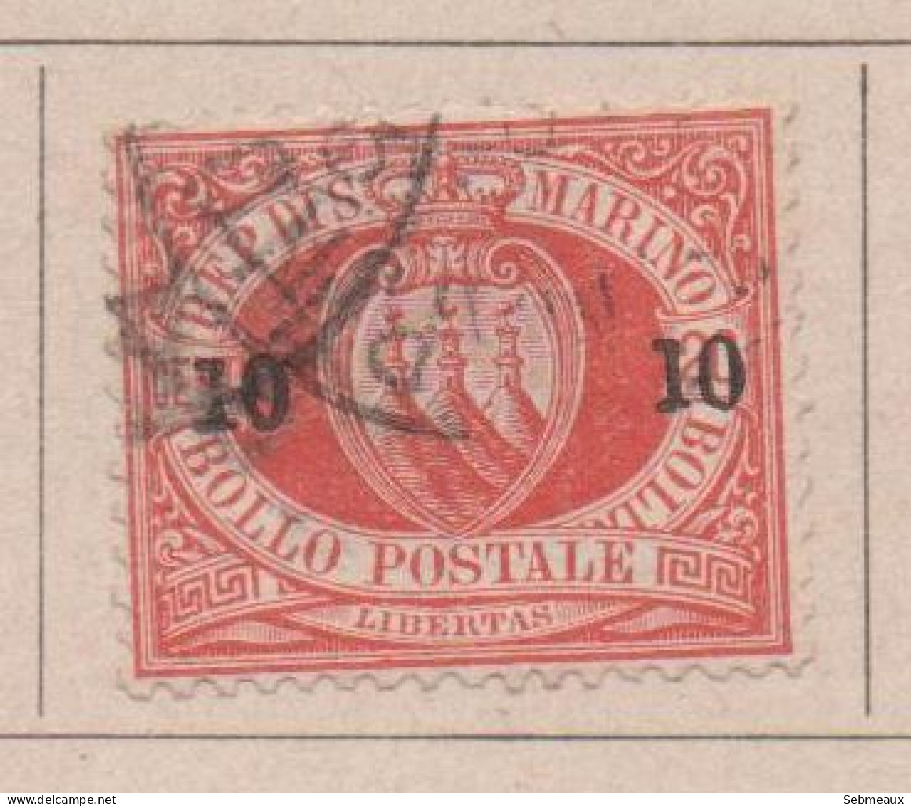 N°11 St Marin Oblitéré - Used Stamps