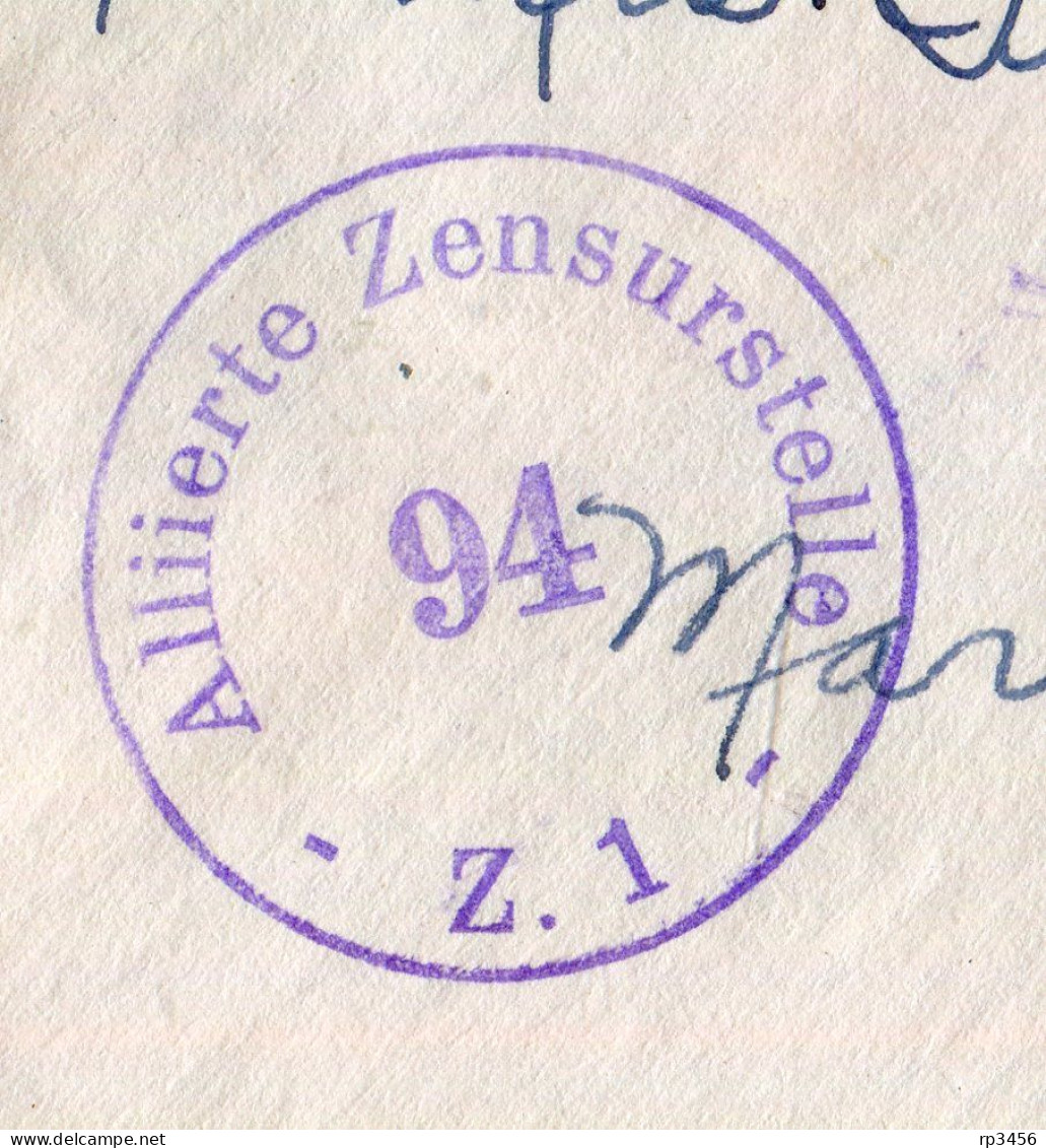 "USA" 1952, Brief Mit "ZENSUR" (Alliierte Zensurstelle) Ex Meridian Calif. Nach Wien (R0147) - Brieven En Documenten