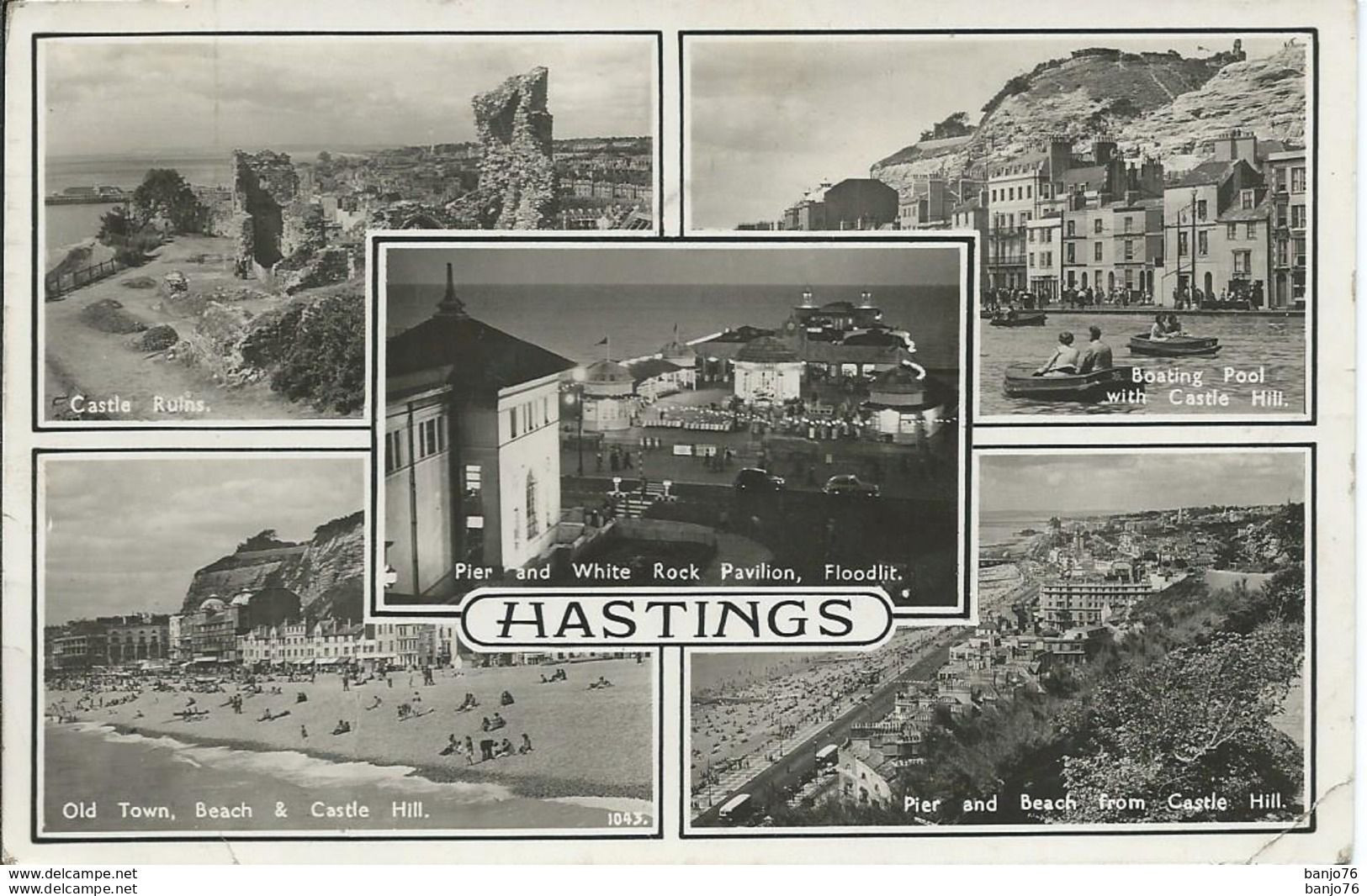 ANGLETERRE - SUSSEX - HASTINGS - Greetings And Best Wishes - Hastings