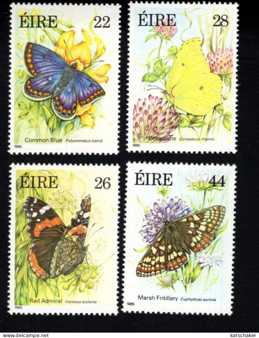 1998789323 1985  SCOTT 612 615 (XX) POSTFRIS  MINT NEVER HINGED - FAUNA - BUTTERFLIES - Neufs