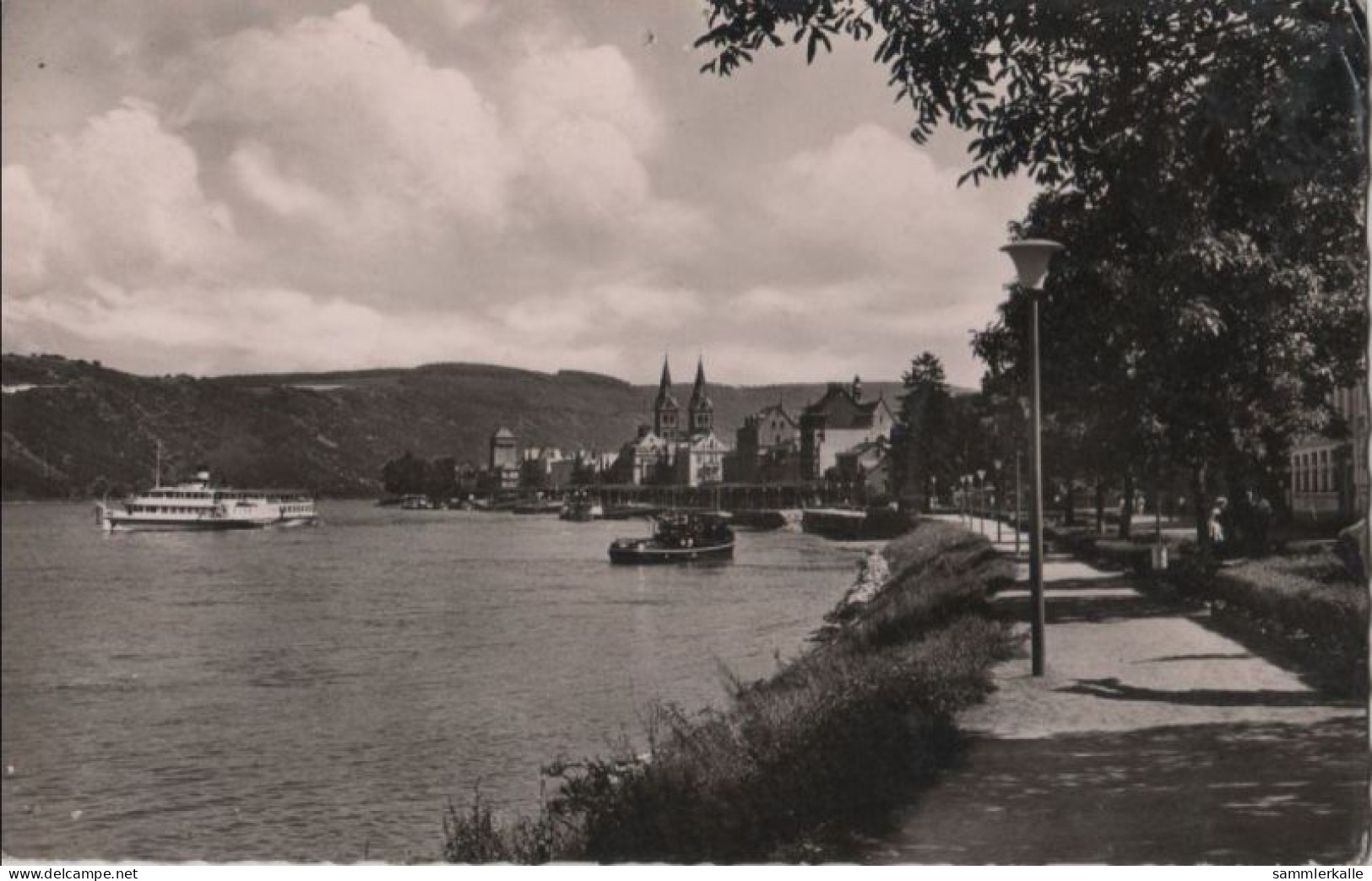 54491 - Boppard - Uferpartie - 1955 - Boppard