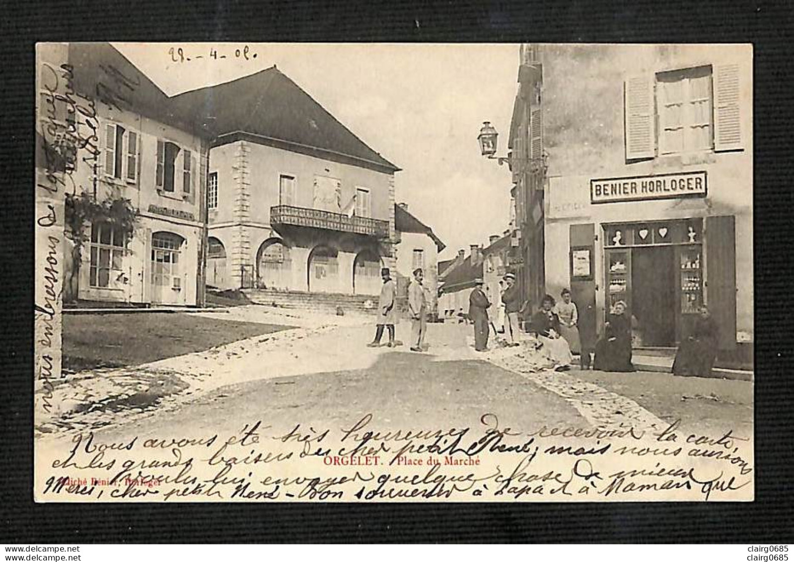 39 - ORGELET - Place Du Marché - 1905 - Orgelet